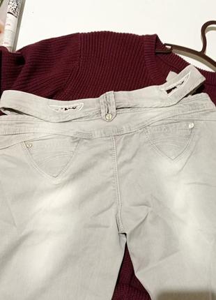 Uno серые джинсы штаны скинни брюки4 фото