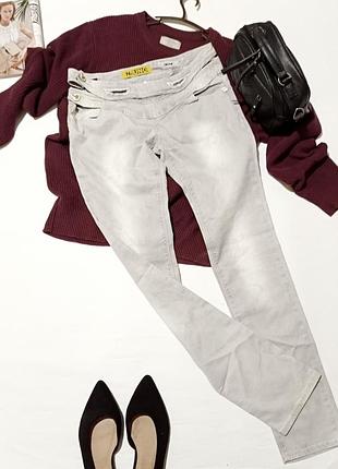 Uno сірі штани джинси скінні штани