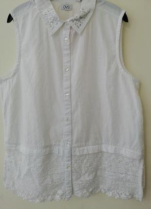 Блузка. рубашка без рукавов