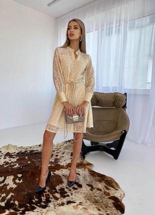 Платье гипюр на пуговицах 🤩🤩