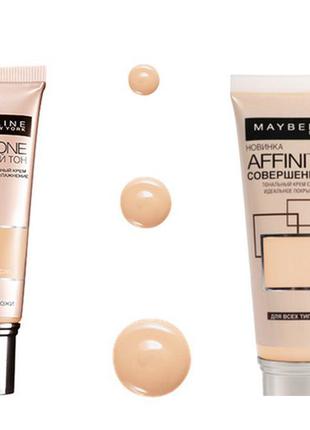 Maybelline affinitone тональный крем #14 кремово-бежевый2 фото