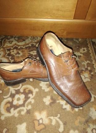 Чоловічі, шкіряні туфлі 43 розмір