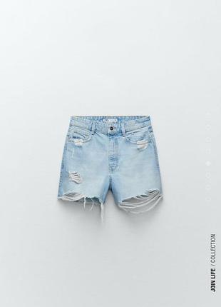 Джинсовi шорты zara