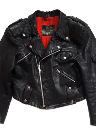 Оригинальная винтажная куртка косуха оверсайз 80-х veillon mode masculine punk cunt jacket1 фото