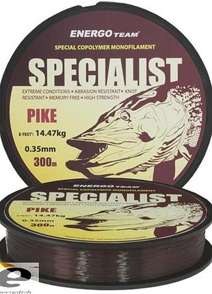 Жилка specialist pike brown 300м 0.3мм 11.2кг