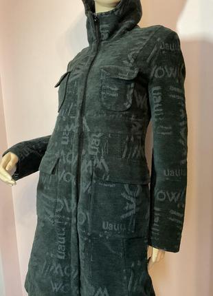 Фирменное пальто с капюшоном от brenda desigual /m/7 фото