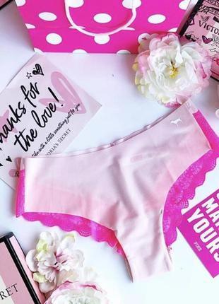 Бесшовные стринги victoria's secret pink