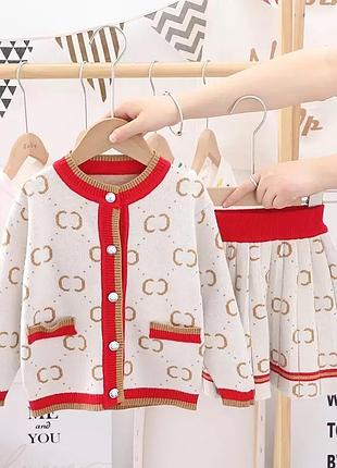 Теплый детский костюм