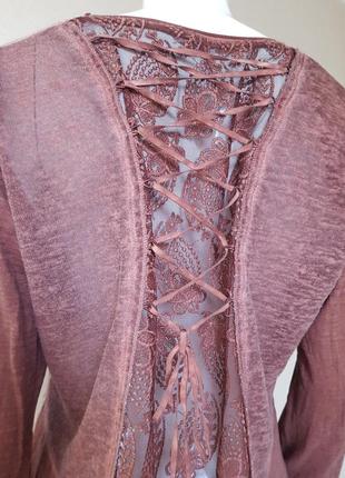 Оригінальна жіноча блуза туніка цікава спинка tredy7 фото