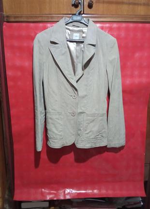 Піджак new look, натуральна замша, розмір м-л