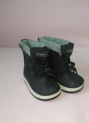 Гумові зимові чоботи зимние резиновые сапоги зимние сапоги1 фото