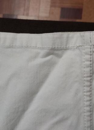 Белые плотные джинсы5 фото