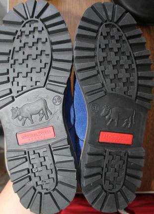 Рр 36-22,5 см новые эксклюзив яркие ботинки оксфорды от michel jordi6 фото