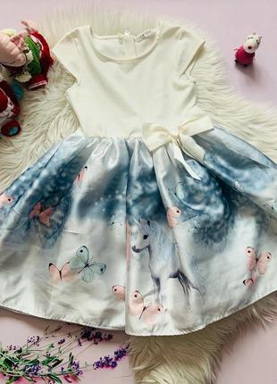 Красиве, стильне ошатне плаття h&m дівчинку 6-8 років