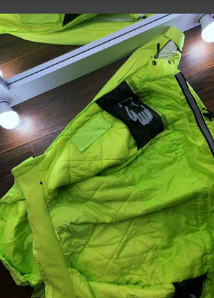 Лыжная куртка цвета лайм chamonix6 фото