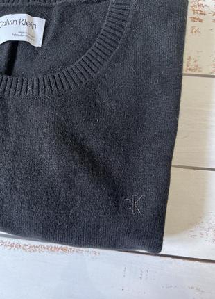 Мериносовый свитер, джемпер от келвин кляйн, размер л5 фото