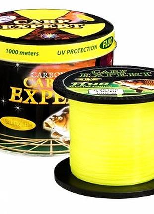 Жилка carp expert uv fluo yellow 1000м 0.35мм 14.9кг