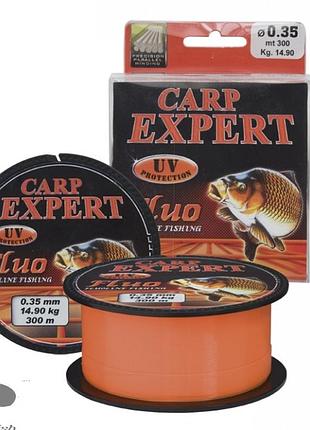 Жилка carp expert uv fluo orange 300м 0.2мм 5.4кг