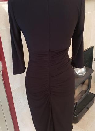 Элегантное черное платье с акцентным декольте "14" usa на 50-528 фото