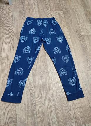 Штаны пижамные, на возраст 9-10 лет