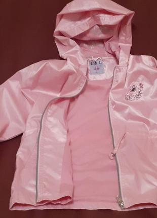 Куртка вітровка l&l на дівчинку