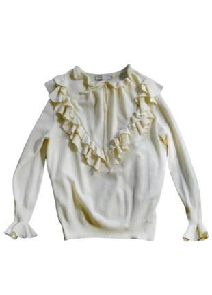 Дизайнерський светр кашемір люкс айворі екрю stella mccartney made in italy