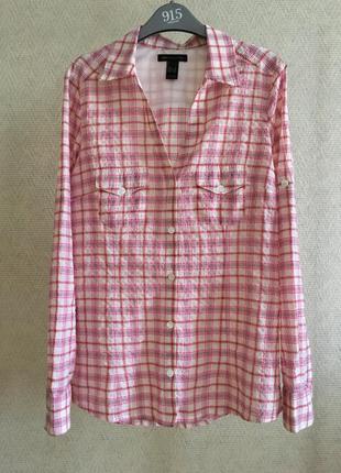 Приталені сорочка в клітку