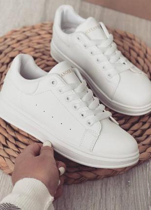 Кеди кросівки еко-шкіра білий 3561