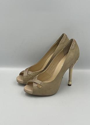 Туфлі жіночі, натуральна замша