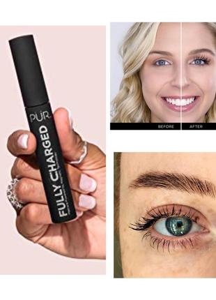 🔥-75%🔥 удлиняющая тушь pur fully charged magnetic mascara1 фото