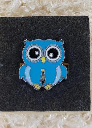 Пин сова совенятко брошка брошь значок булавка