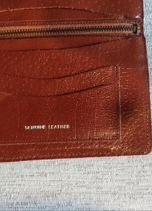 Мужской кошелек портмоне из качественной натуральной кожи genuine leather l.m.e