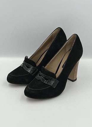Туфли женские, натуральная замша