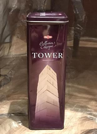 Tactic "tower", "башня" семейная игра из деревянных брусочков,
