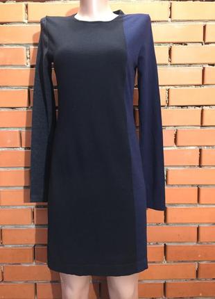 Шерстяное тонкое платье theory 44 р