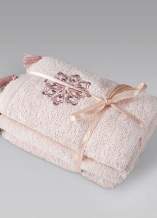 Полотенце irya - elia ekru набір по штучно рушників подарунок полотенце махровое рушник махровый9 фото
