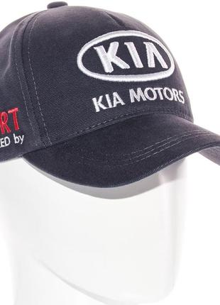 Бейсболка автомобільна кепка з регулюванням із щільного котону kia bth20674 l / 57-58 ru темносерая