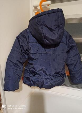 Зимняя куртка курточка свинка пеппа пепа на 2-3 года2 фото