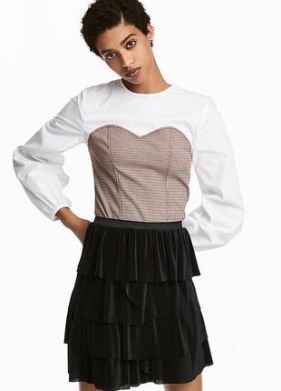 Блуза корсет h&m