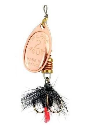 Блешня mepps aglia mouche 1 cuprum black fly