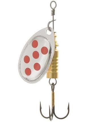 Блешня wizard вертушка classic 2 -6г silver red spot