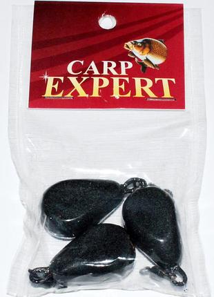 Вантаж carp expert flat drop плоский з вертлюгом 80g (3шт)