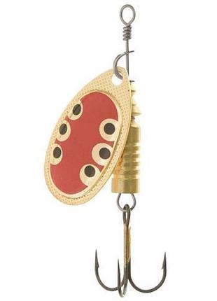 Блешня wizard вертушка classic 3 -8г gold-black red spot