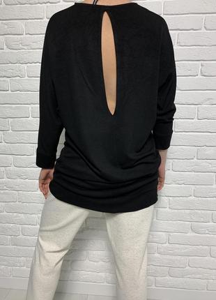 Стильное удлиннёное худи 3