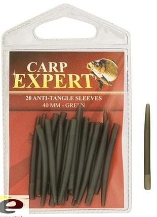 Протизакручувач повідця carp expert 10шт хакі