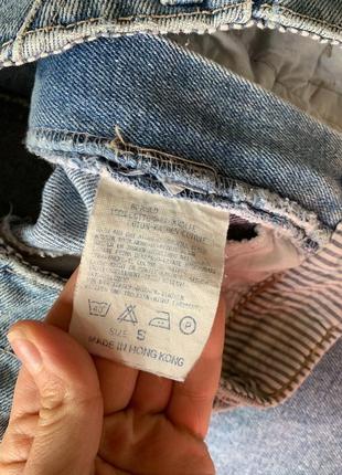 Классная качественная винтажная джинсовая юбка berger8 фото
