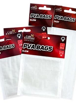 Пакет пва carp expert pva bag fast melt 70x200мм 10шт.