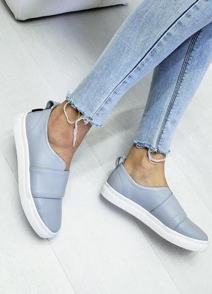 Слипоны на девочку натуральная кожа