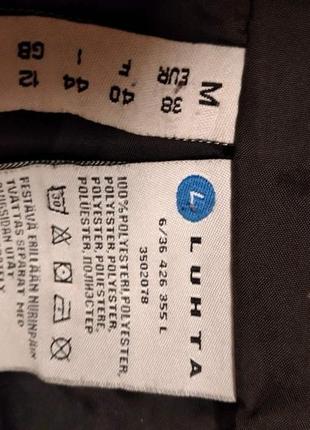 Пуховик luhta finland sports design trademark since оригинал. 6