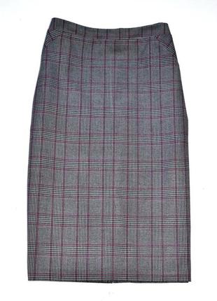 Sale!!!  linea  юбка карандаш в клетку. хл. 14. 42